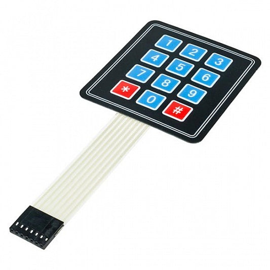 3x4 flexible keypad