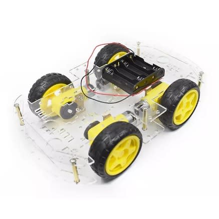 RC Car Chassis with 4 wheels