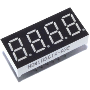 4 digit 7 segment display