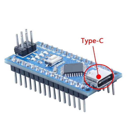 Arduino Nano Board USB Type-c without cable