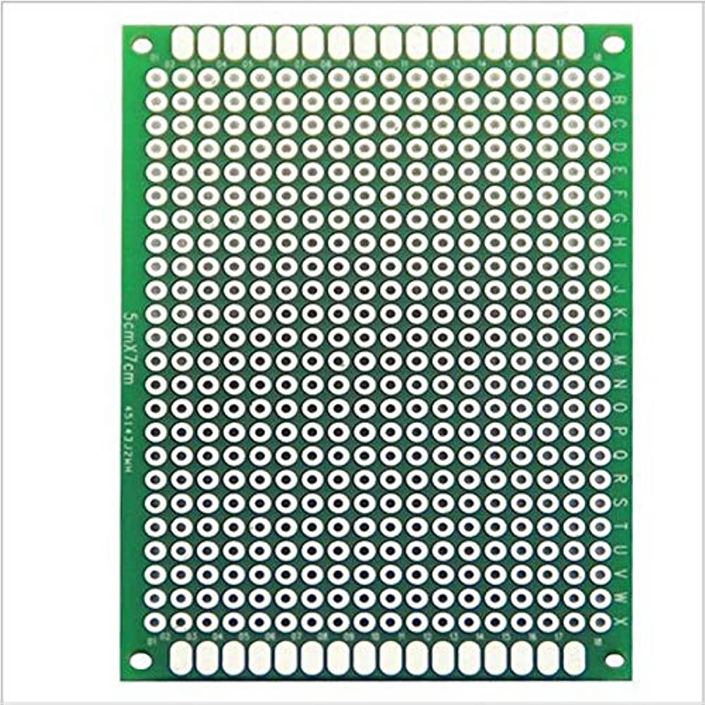 5*7cm double sided green Veroboard