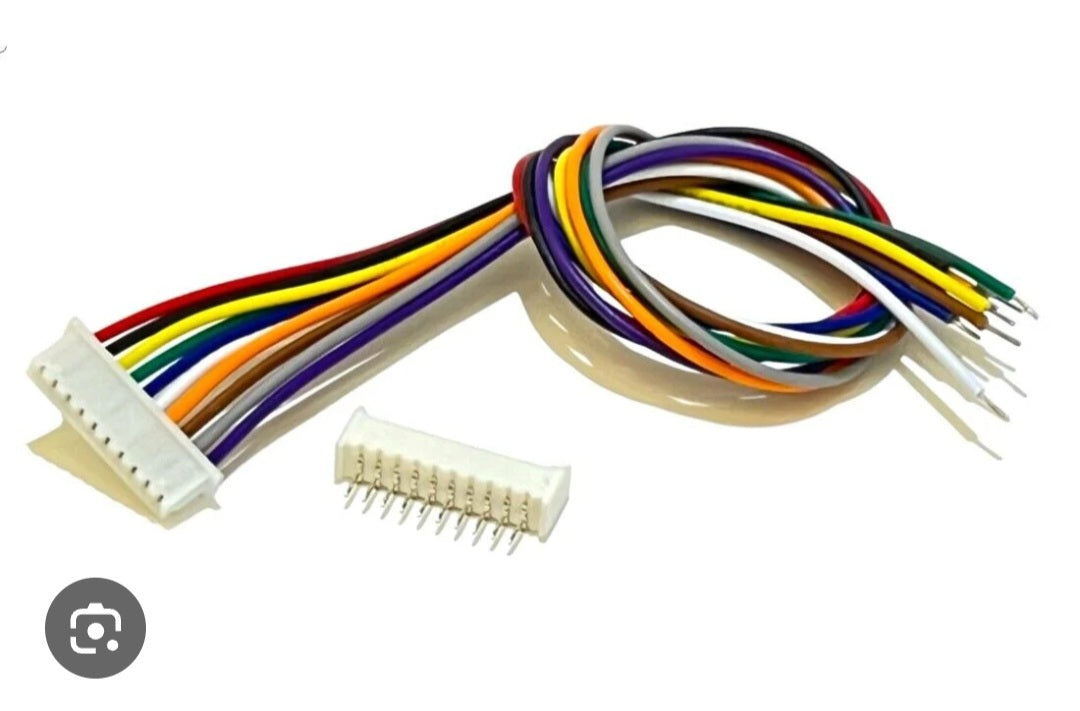 10 pin single-sided female XH2.54/10P connector with 20cm cable