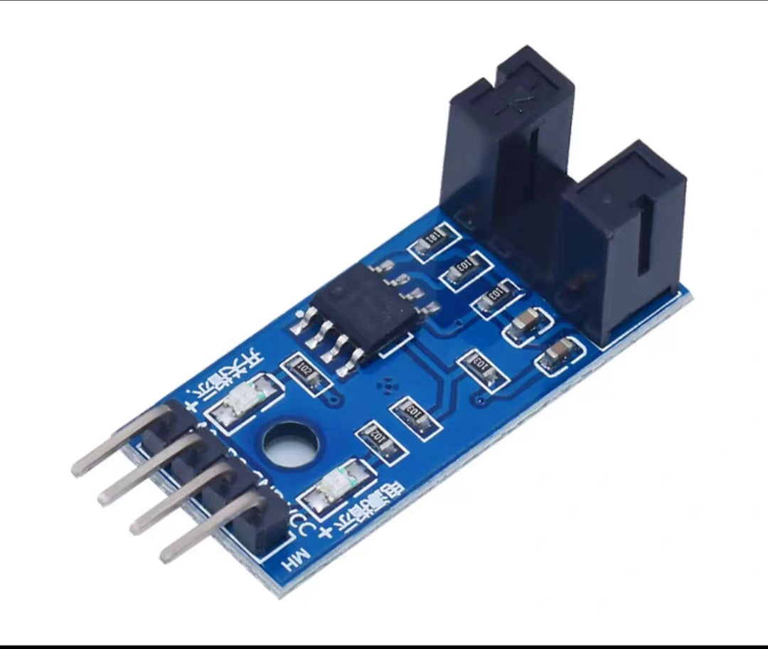 Optical slot motor speed sensor