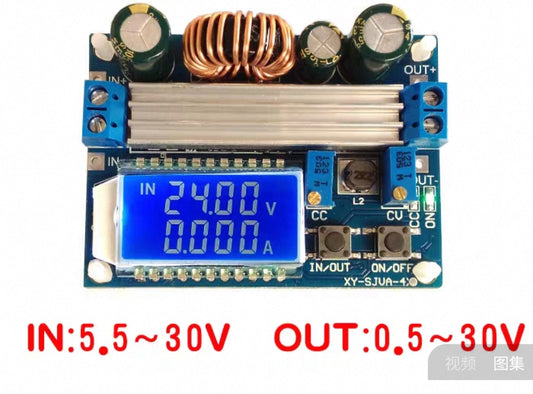 4A Buck Boost Module with LCD Display