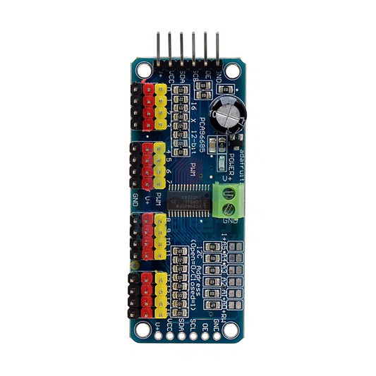 16-channel PWM Servo steering gear driver board