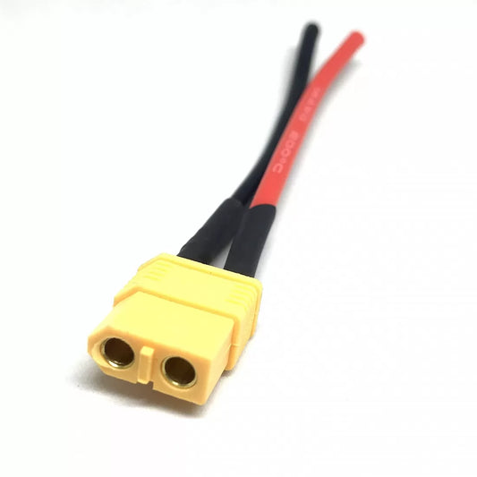 XT60 Female Connector with 10cm 14AWG Silicon Wire