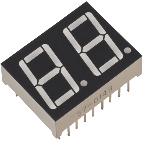 2 digit 7 segment display