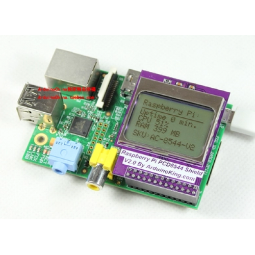 Raspberry Pi Compatible Nokia 5110 Lcd Screen Microscale 1828