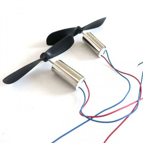 A set of propellers and brushless motor