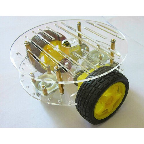 RC car chassis with 2 wheels(round chassis)